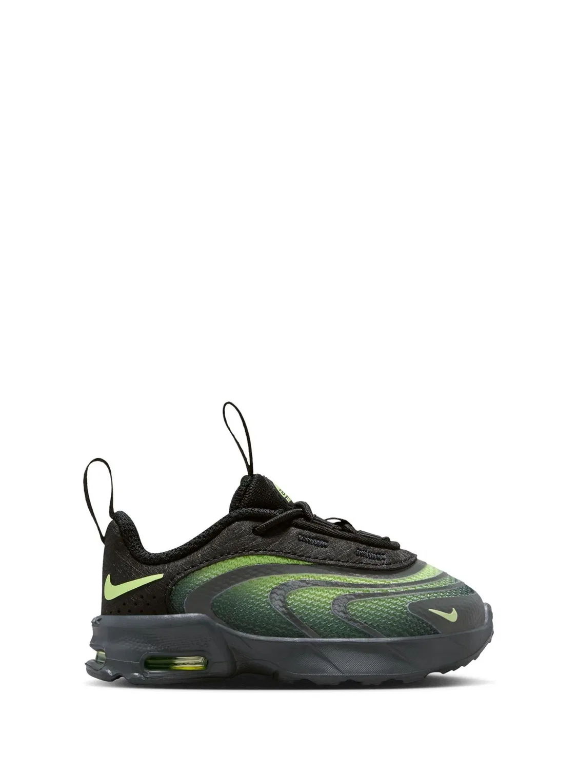 Кроссовки детские Air Max Fire Nike, черно-желтые