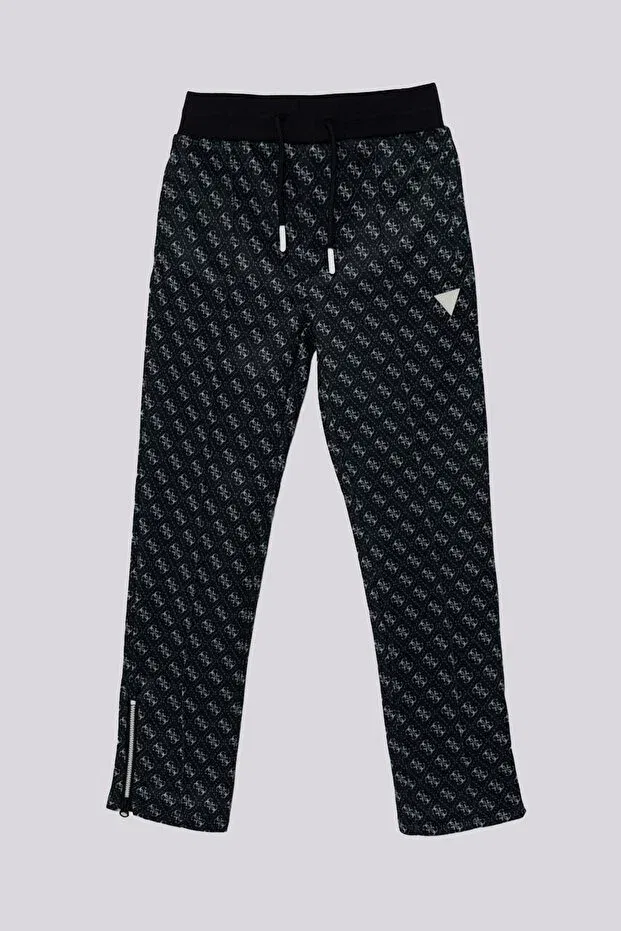 Детские спортивные штаны для мальчиков с принтом Guess, Black