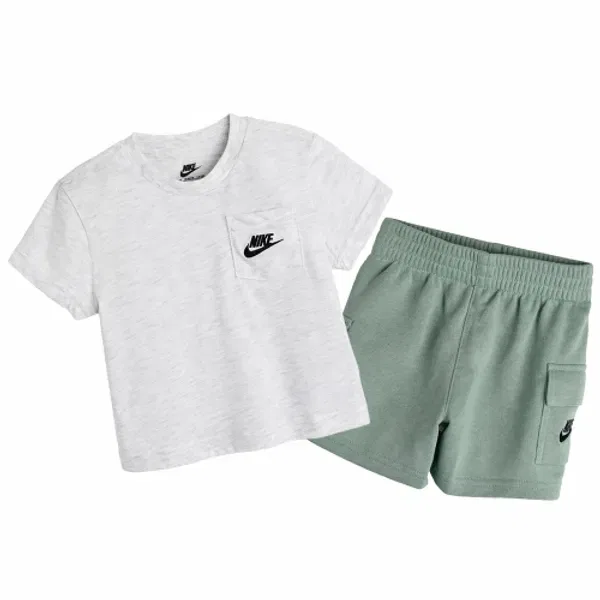 Спортивный костюм с логотипом, Nike, зеленый — фото 2