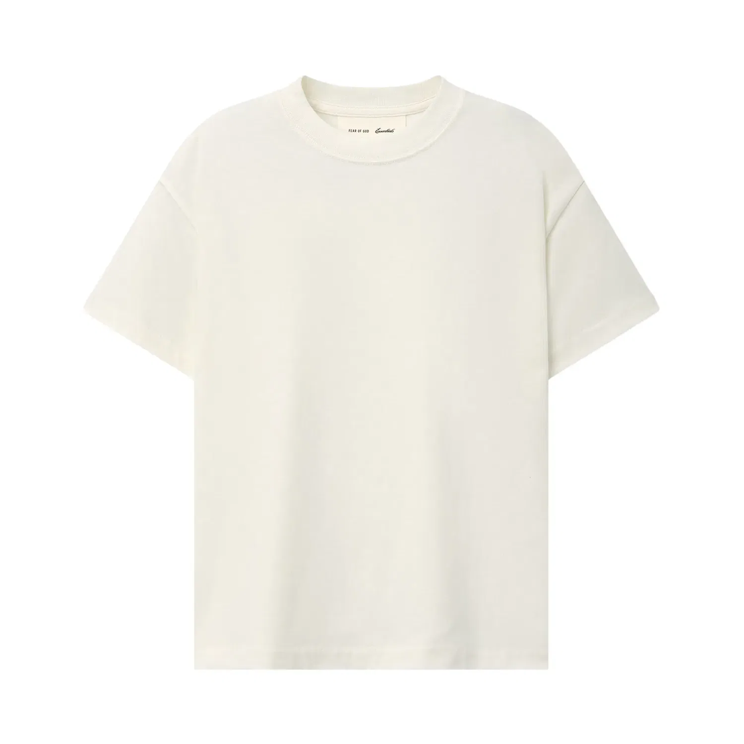 Футболка Fear of God Essentials Tri-Blend Essential Tee, кремовый