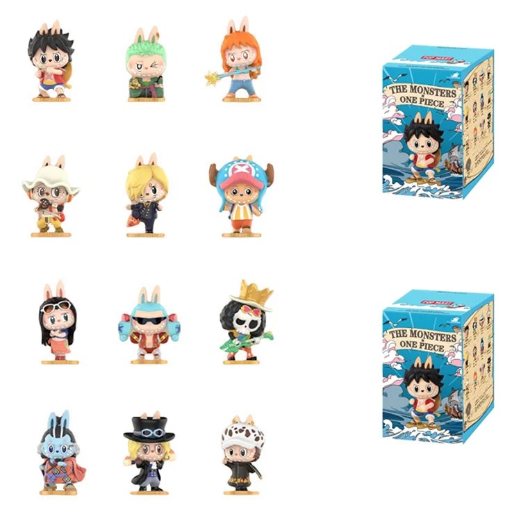 

Сюрприз-бокс с фигуркой POP MART Labubu The Monsters X One Piece Series (две рандомные фигурки)