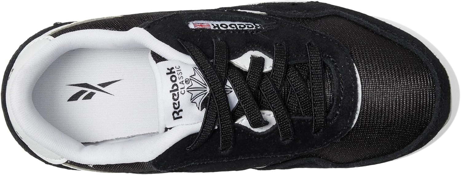 Кроссовки Reebok Classic для мальчиков, нейлон, белый/черный — фото 2
