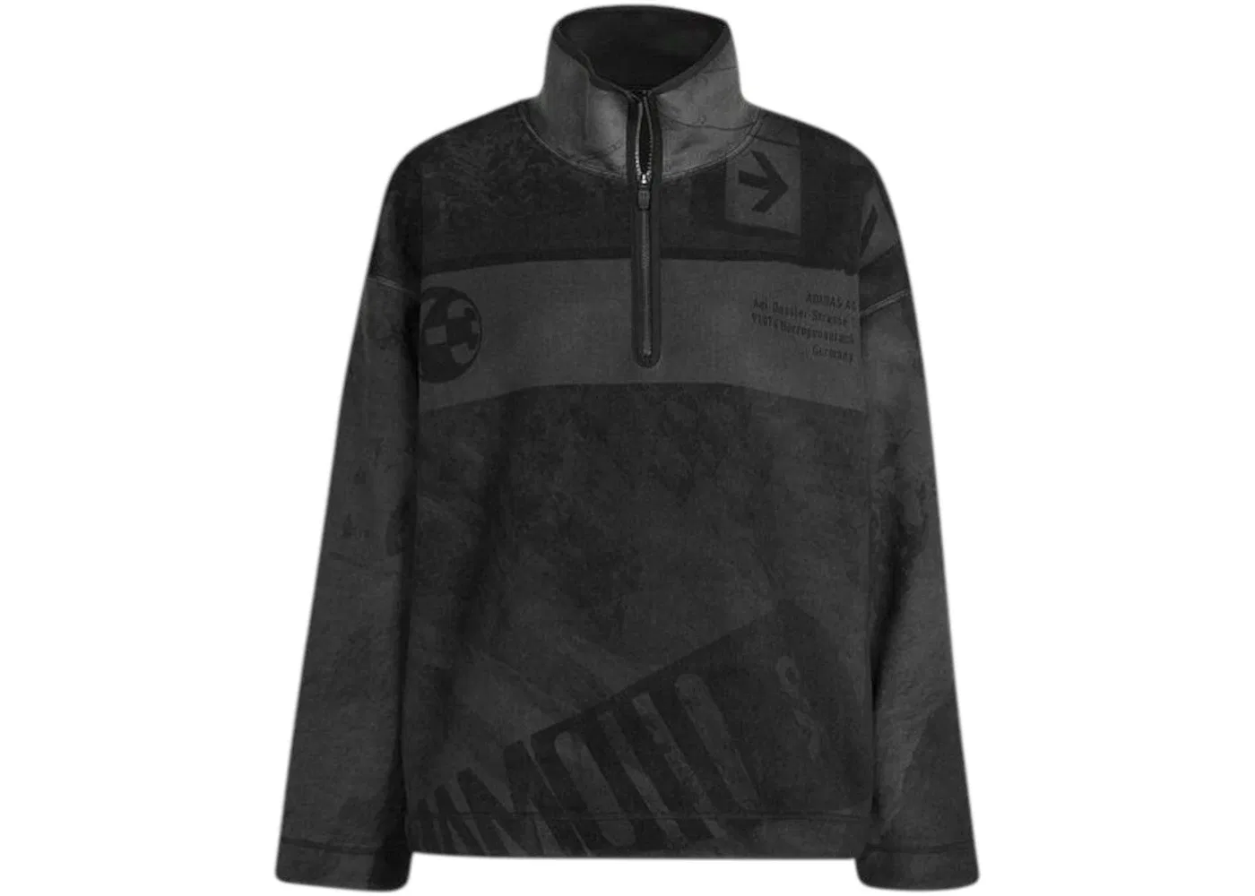 Женский свитшот с длинным рукавом Adidas x Y-3, Black