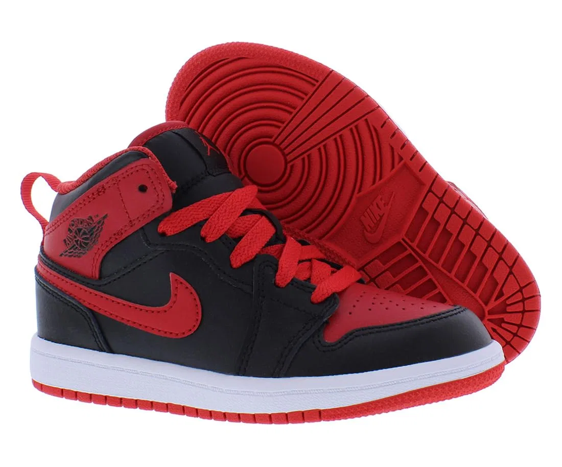 Детские кроссовки для мальчиков Nike Air Jordan 1 Retro High OG Spider-Man Across The Spider-Verse, Black Red Fire White — фото 4