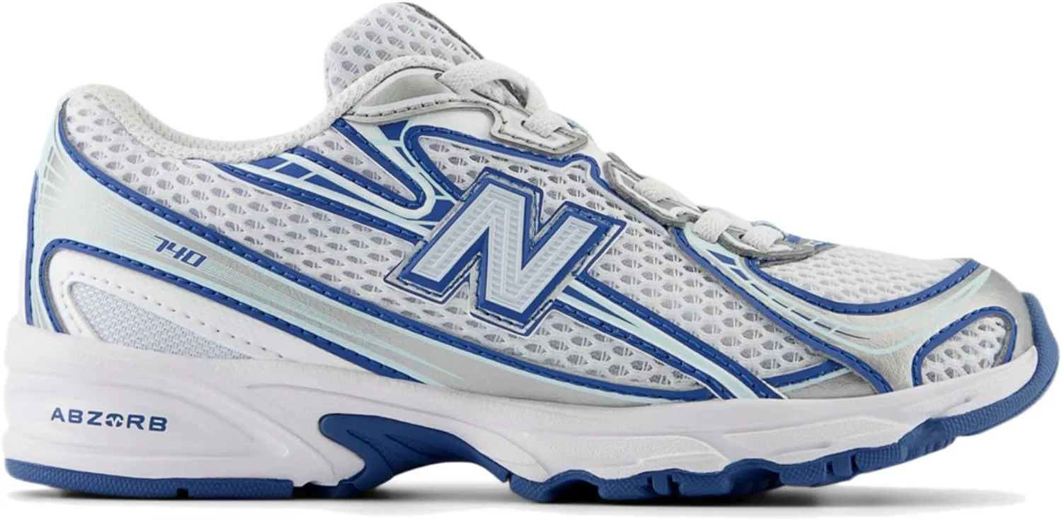 Детские кроссовки для девочек Preschool 740 Bungee Lace New Balance, Ice Blue