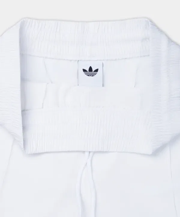 Шорты с кружевной отделкой и тремя полосками, Adidas, белый — фото 3