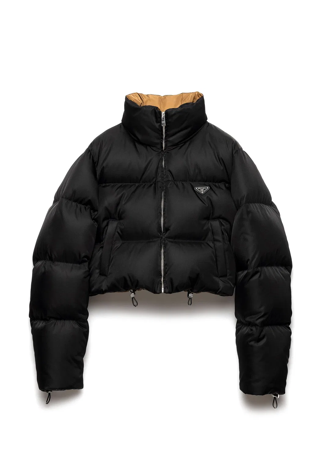 Куртка пуховая короткая Prada, black