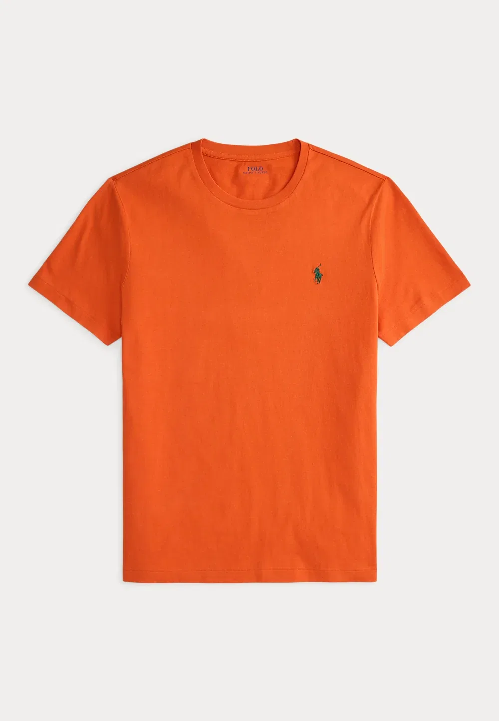 Футболка с коротким рукавом - базовая модель Polo Ralph Lauren, College Orange — фото 4