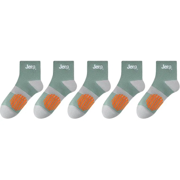 Детские носки с принтом Jeep, 5 пар, Green 5 Pack