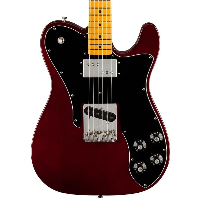 

Fender American Vintage II Limited Edition 1977 Telecaster Custom, кленовый гриф - винно-красный Fender American II Limited Edition Telecaster Custom, Maple Fingerboard -