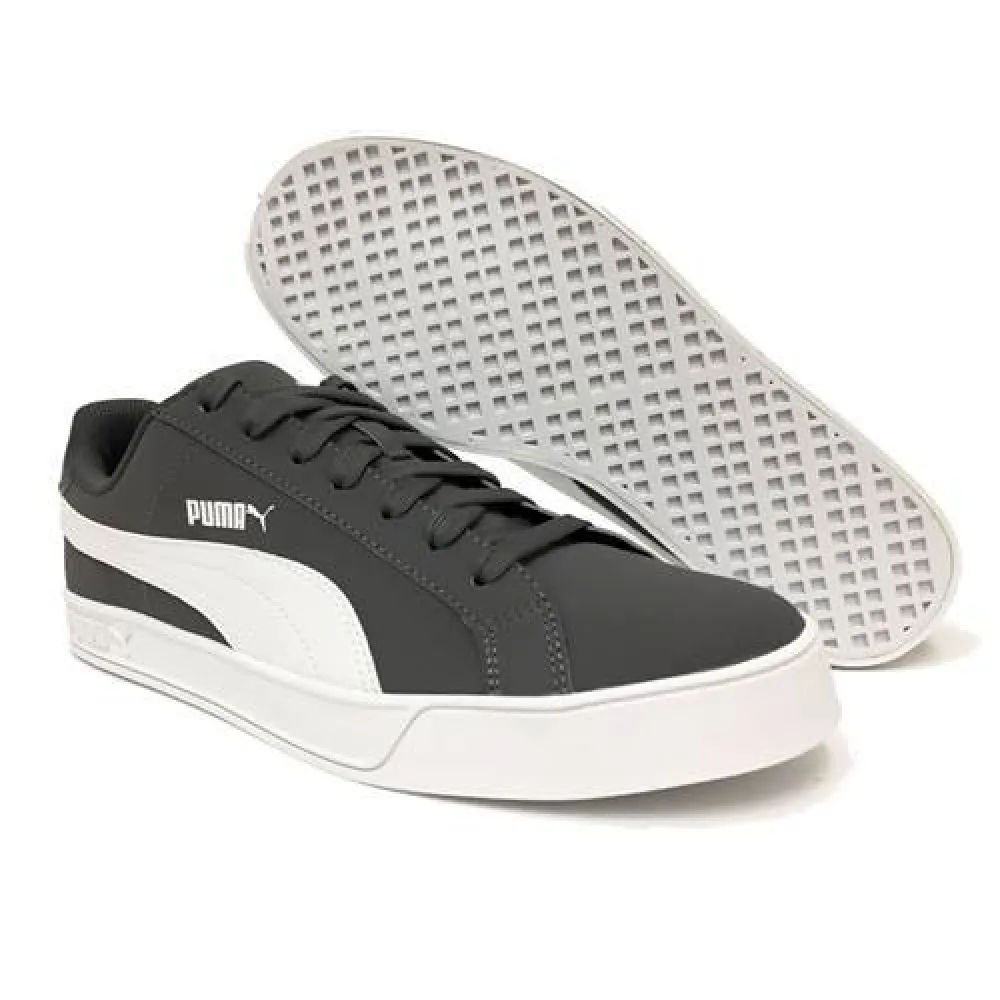 Кроссовки Puma Smash Vulc, серый — фото 4