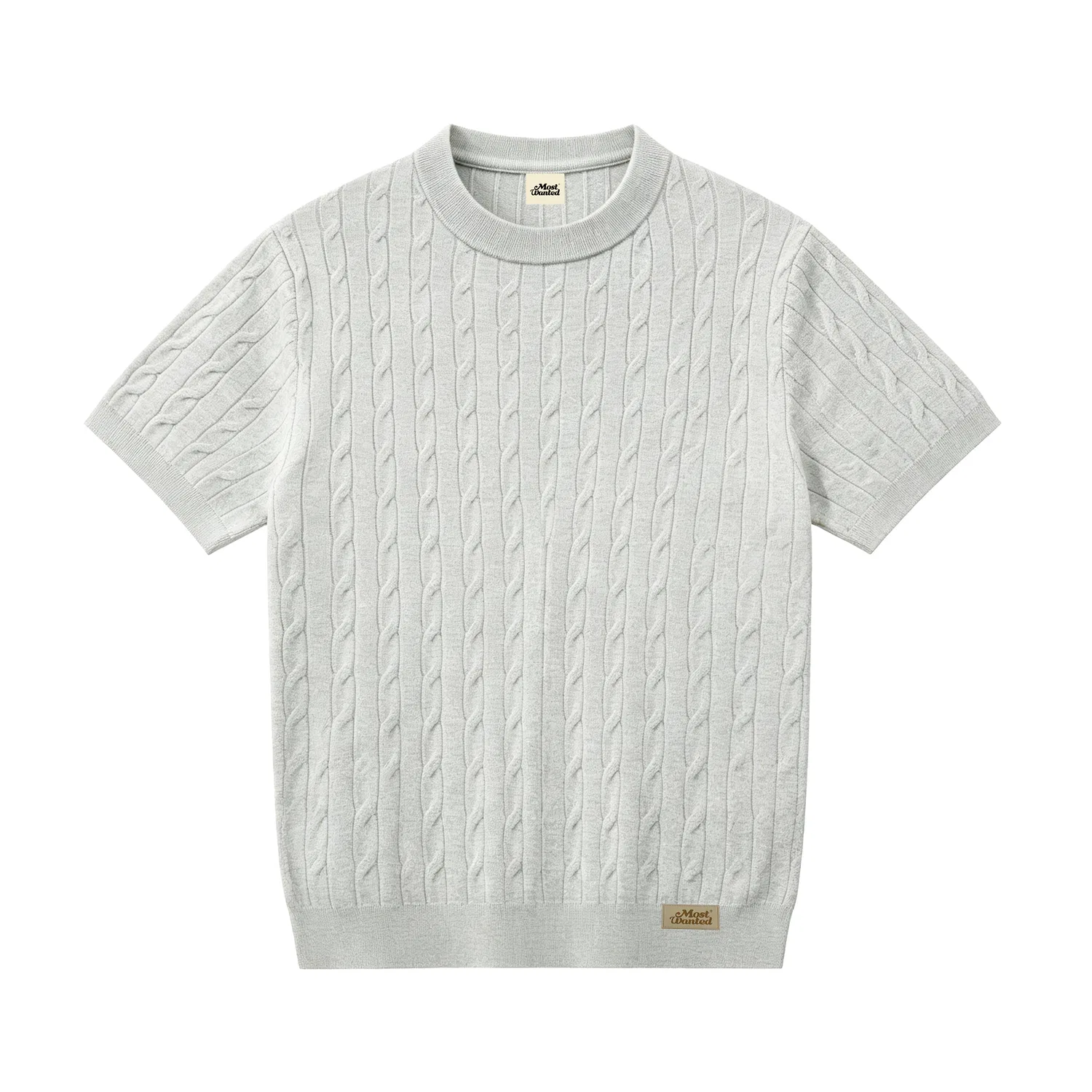 Детский свитер с круглым вырезом A Line, MostwantedLab, Light Gray