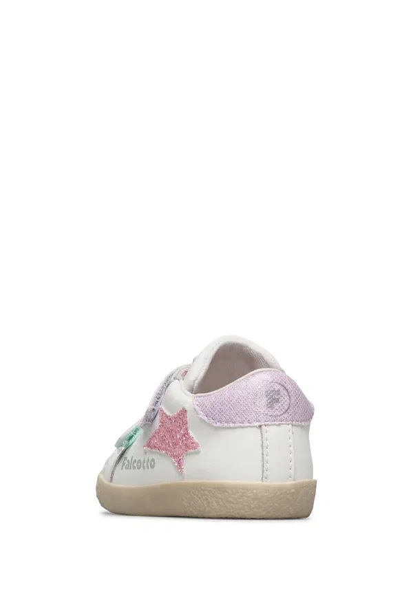 Пинетки Alnoite 2 vl baby shoes Falcotto, бело-розовый — фото 4