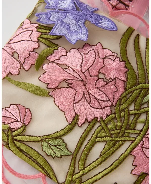 Детский топ для девочек с вышивкой Bonnie Sleeve Marlo Kids, Floral — фото 3