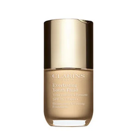 Тональная основа сияющая и укрепляющая Clarins Everlasting Youth Fluid, 113 Chestnut, 30 мл