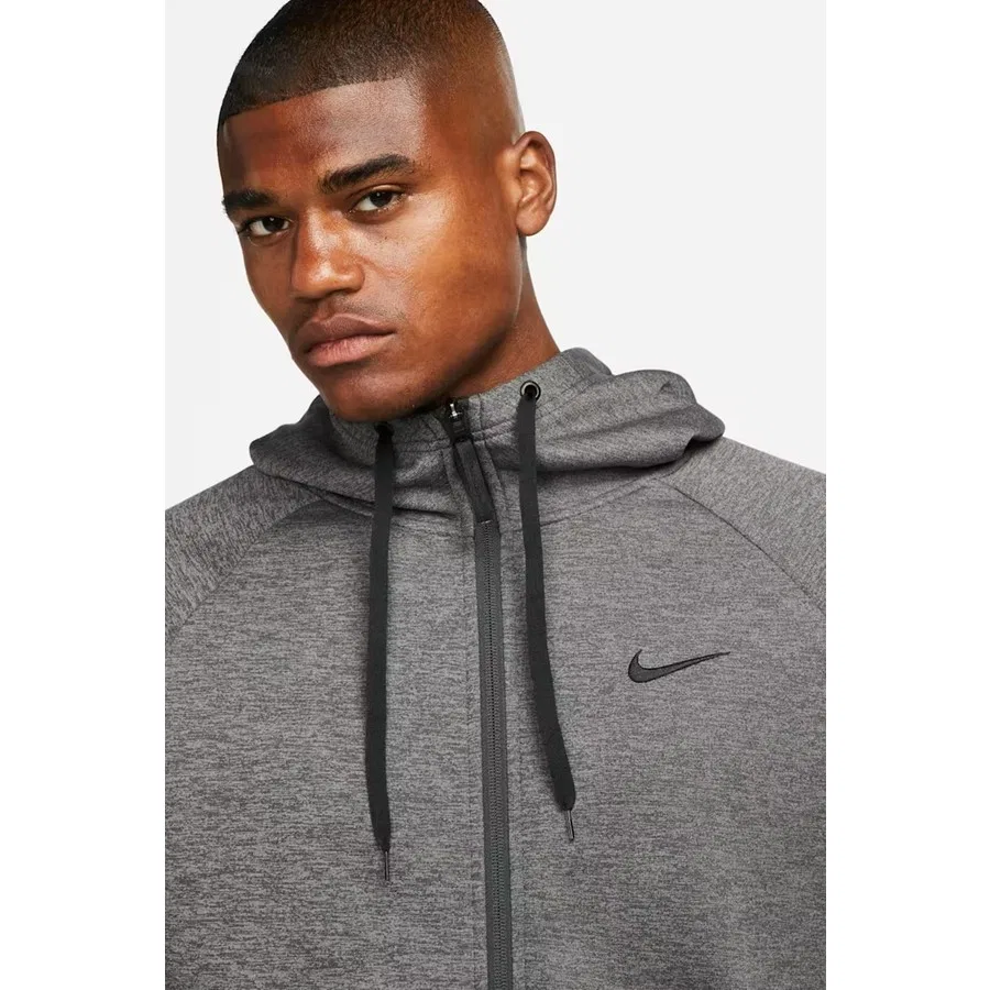 Мужской термо-худи Nike Therma Fit Full Zip Hoodie, Антрацитовый — фото 3