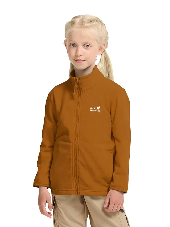 Флисовая куртка детская Taunus 100 Jack Wolfskin, светло-коричневый — фото 2