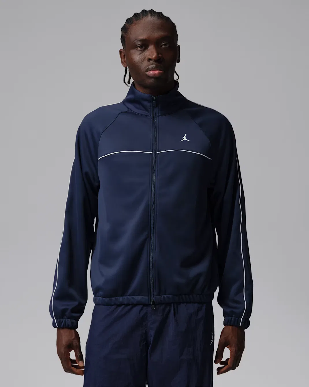 Мужская спортивная куртка Jordan Jumpman, Midnight Navy/White/White