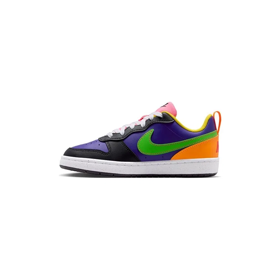 Кроссовки детские с цветным принтом Nike Court Borough Low Recraft, Разноцветный — фото 2