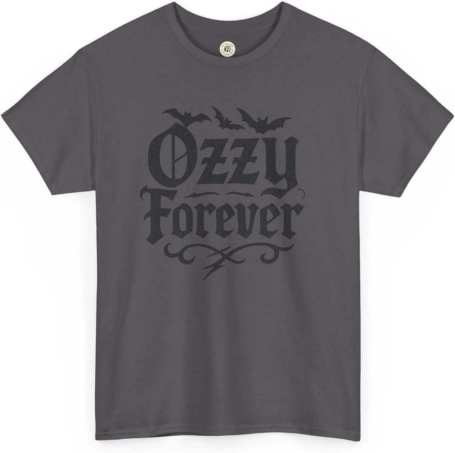 Футболка с принтом Ozzy Forever Sabbath GENERIC, Charcoal — фото 3