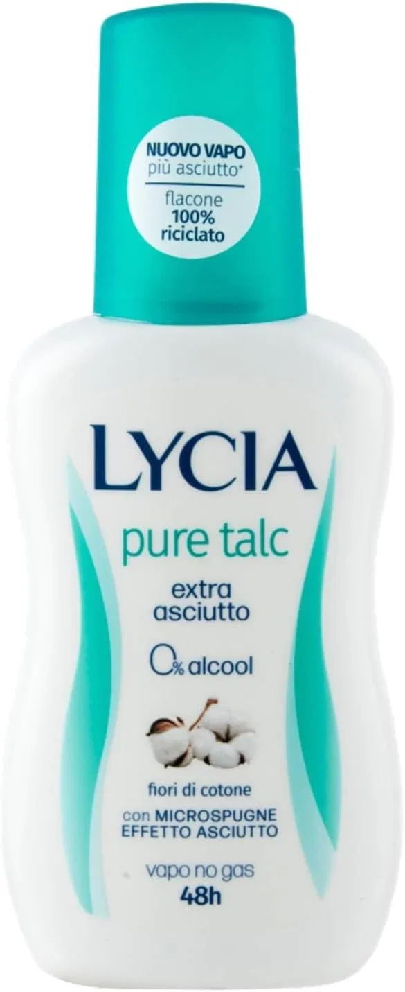 Набор дезодорантов-аэрозолей Lycia Vapo Talco 75 мл, 12 шт, Пудра — фото 2