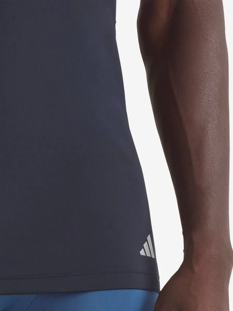 Футболка ADIDAS ORIGINALS 'Active Micro Tech' черного цвета — фото 4