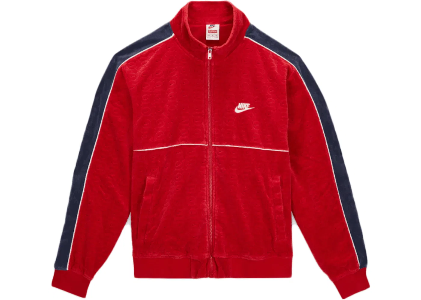 Мужская куртка с велюровым покрытием Supreme, Red
