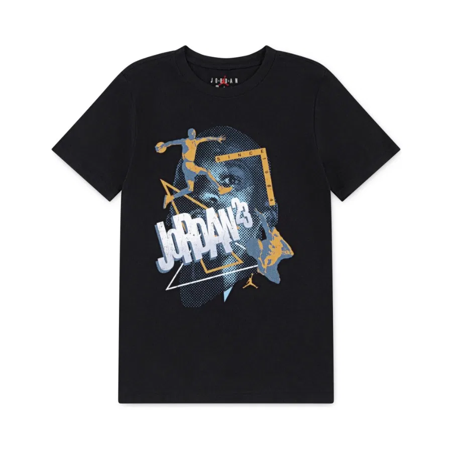 Детская футболка с коротким рукавом Nike Jordan 3peat Ss Tee, Белый