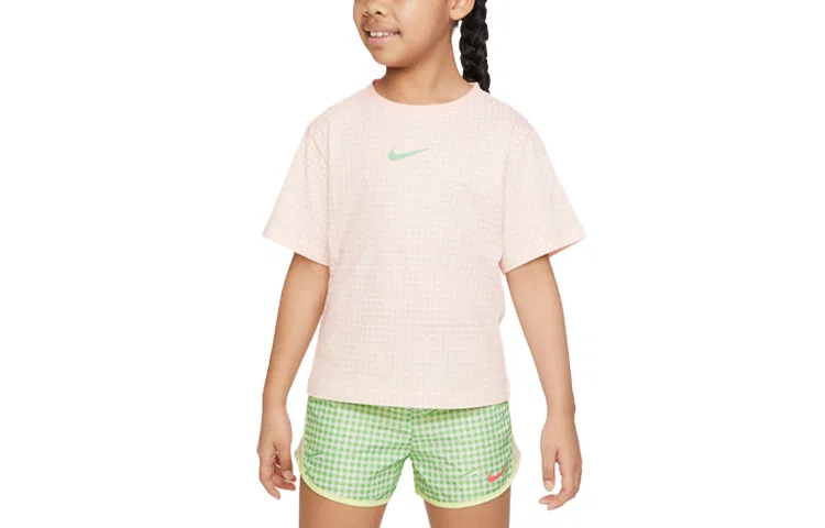 Футболка детская с круглым вырезом Nike, Pink