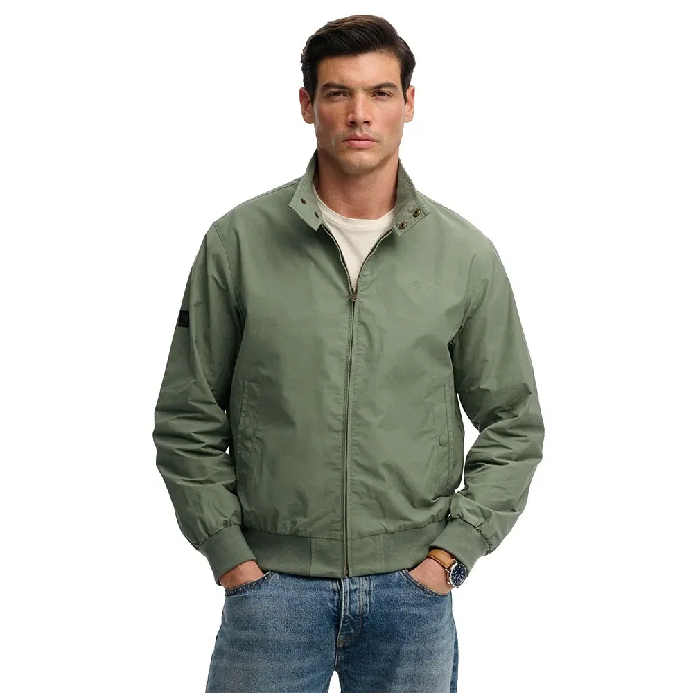 Куртка Classic Harrington Superdry, зеленый