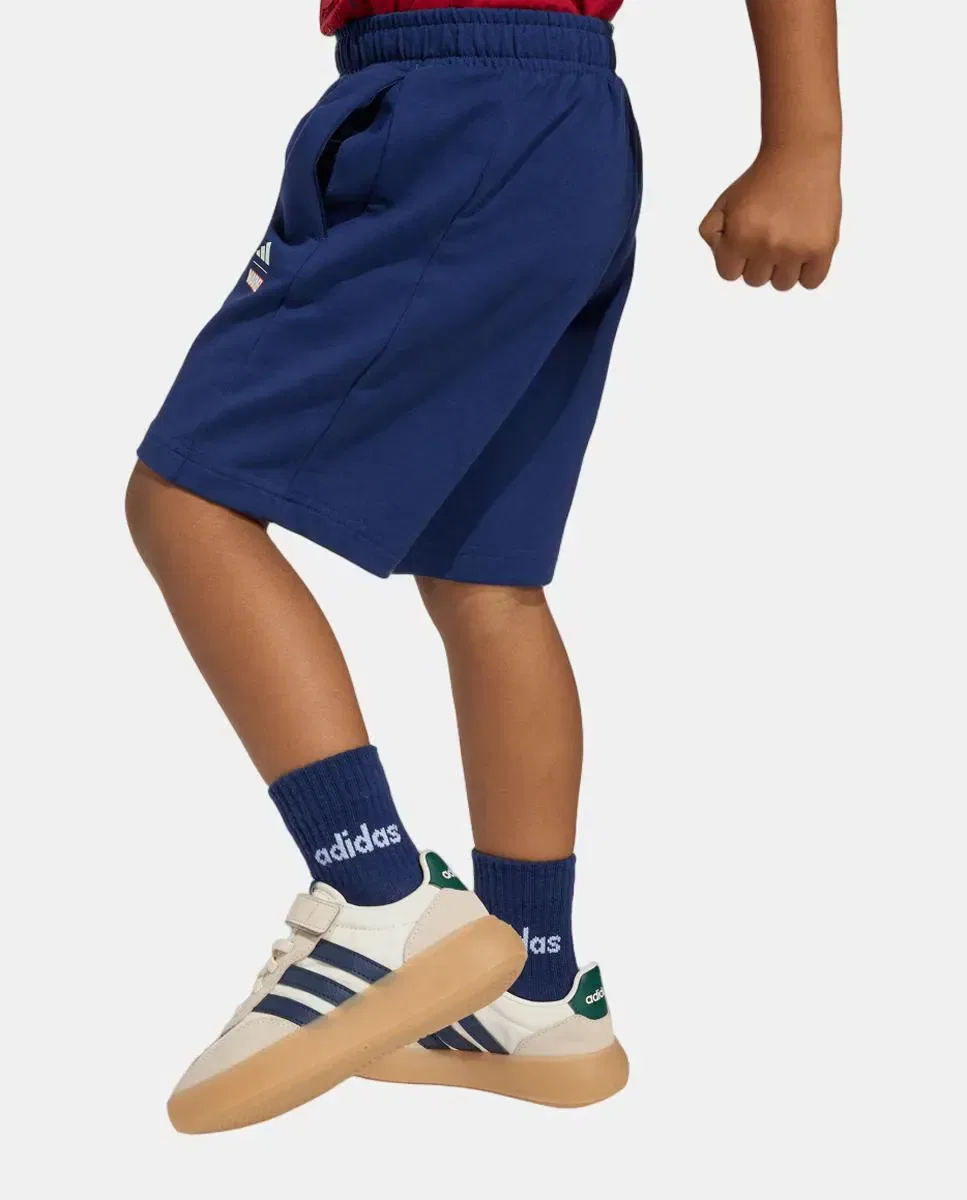 Детский спортивный комплект для мальчиков с принтом Marvel Spider-Man adidas, Burdeos — фото 4