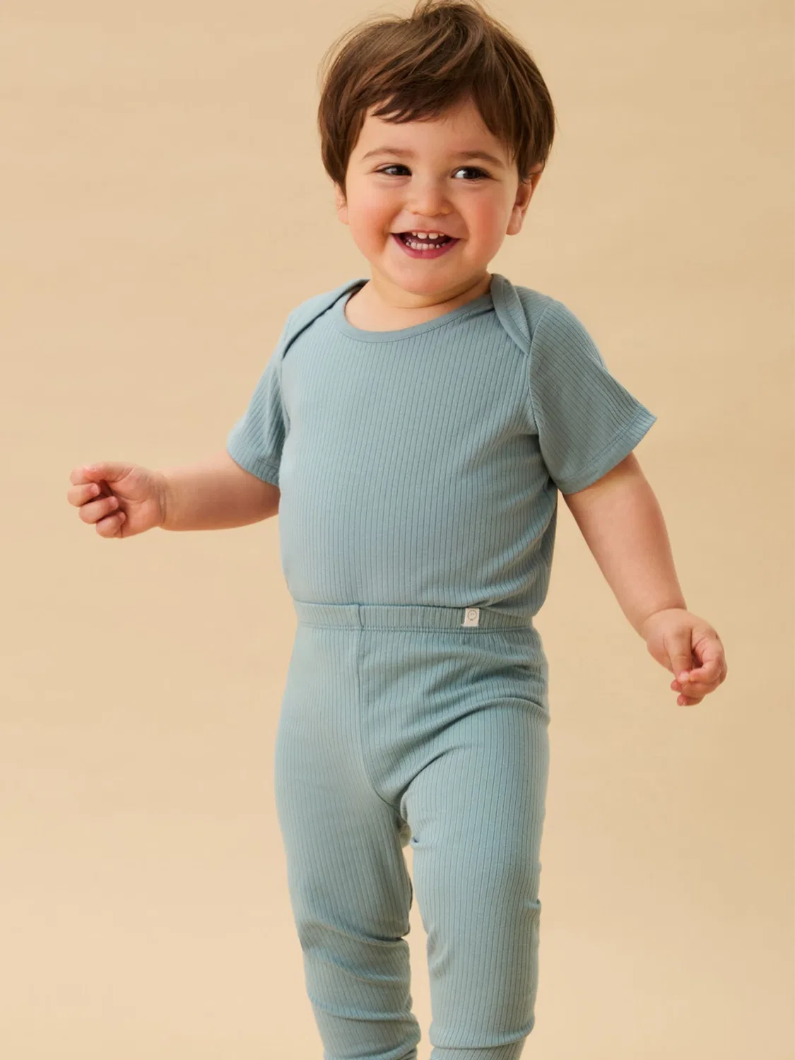 Леггинсы ребристые MORI Light Blue Mori