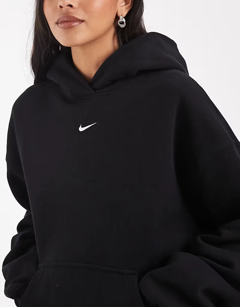 Худи Nike Studio Fleece, черный — фото 4
