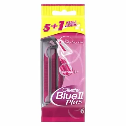 Бритвенные станки Gillette Simply Venus 2, 6 шт. + Gillette Blue II Plus, 5 шт.