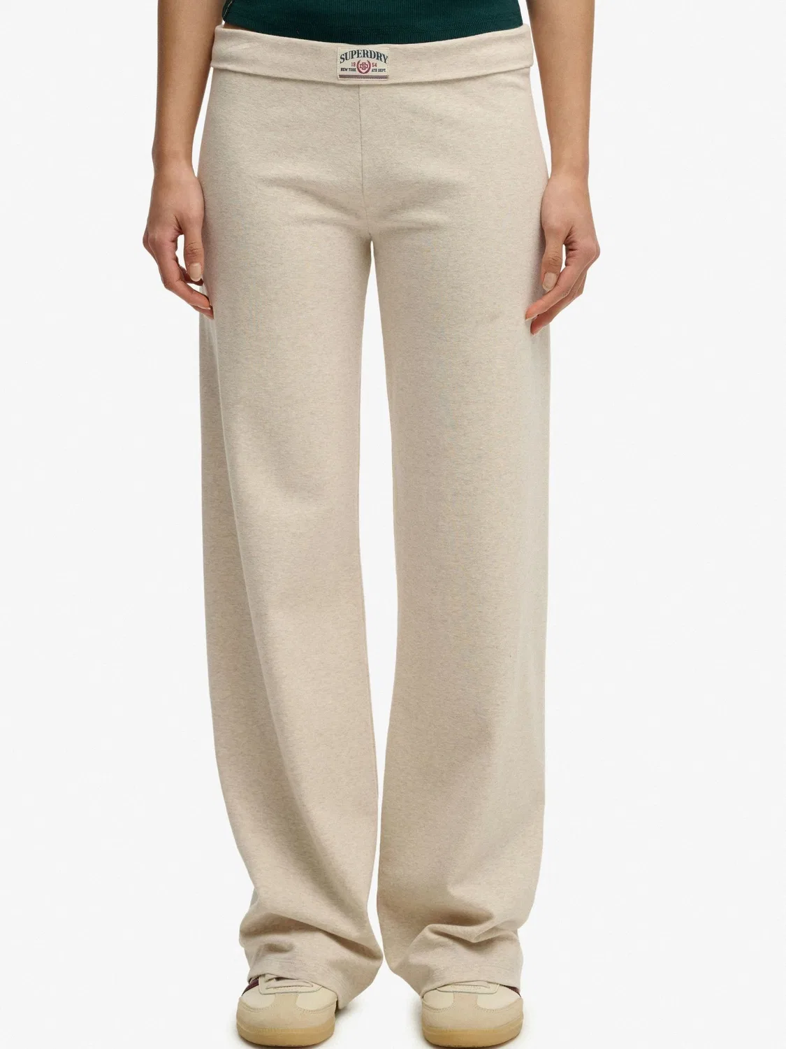 Джоггеры Slim Fit Fold Over Superdry, Natural