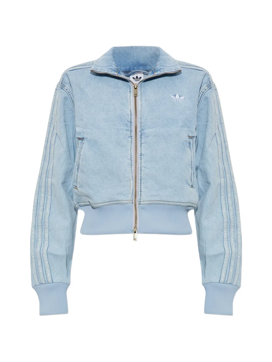 Олимпийка Firebird из денима Adidas, синий