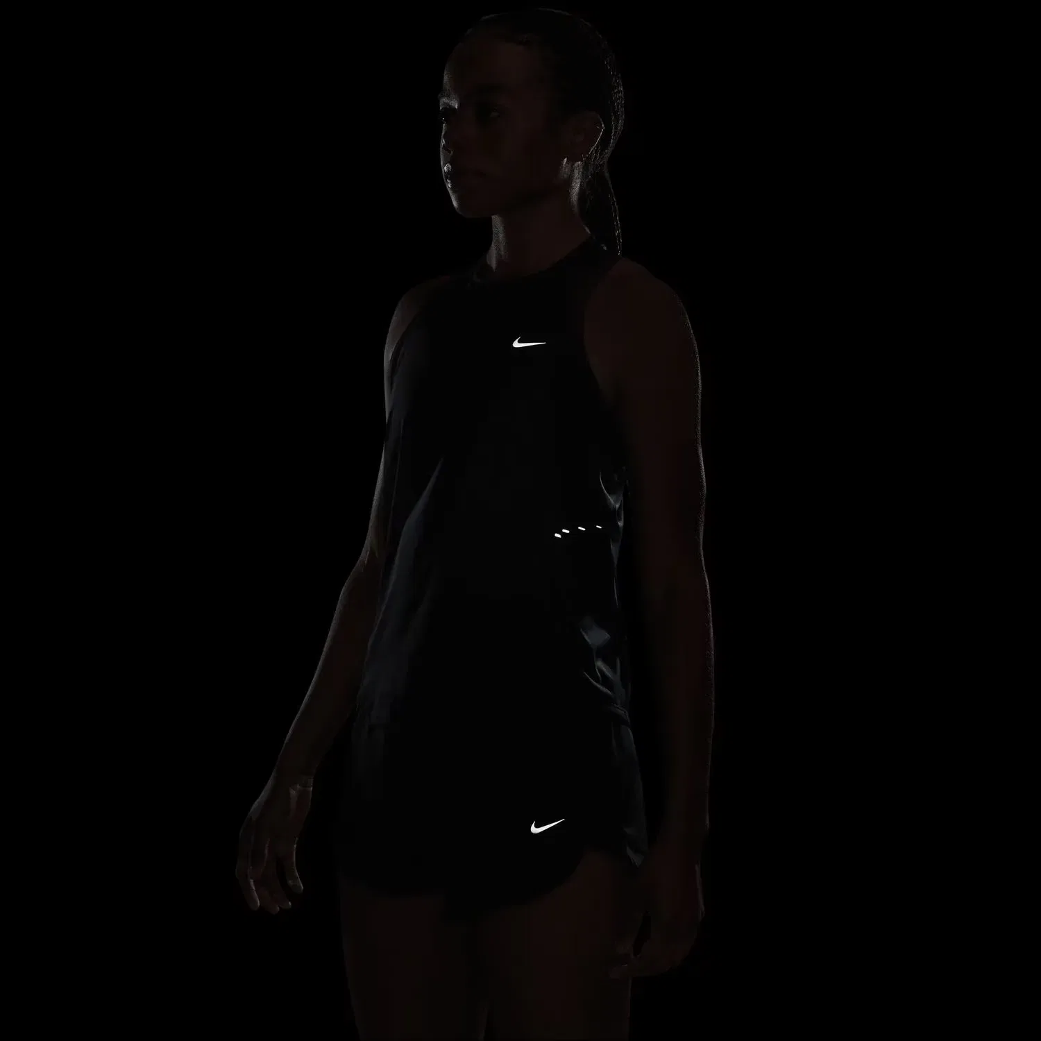 Женская футболка без рукавов Nike Dri-FIT, Negro — фото 3