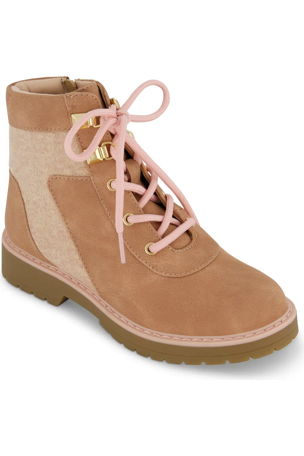Детские ботинки на шнуровке с D-кольцами Jade Mary Marc Fisher LTD, Mauve