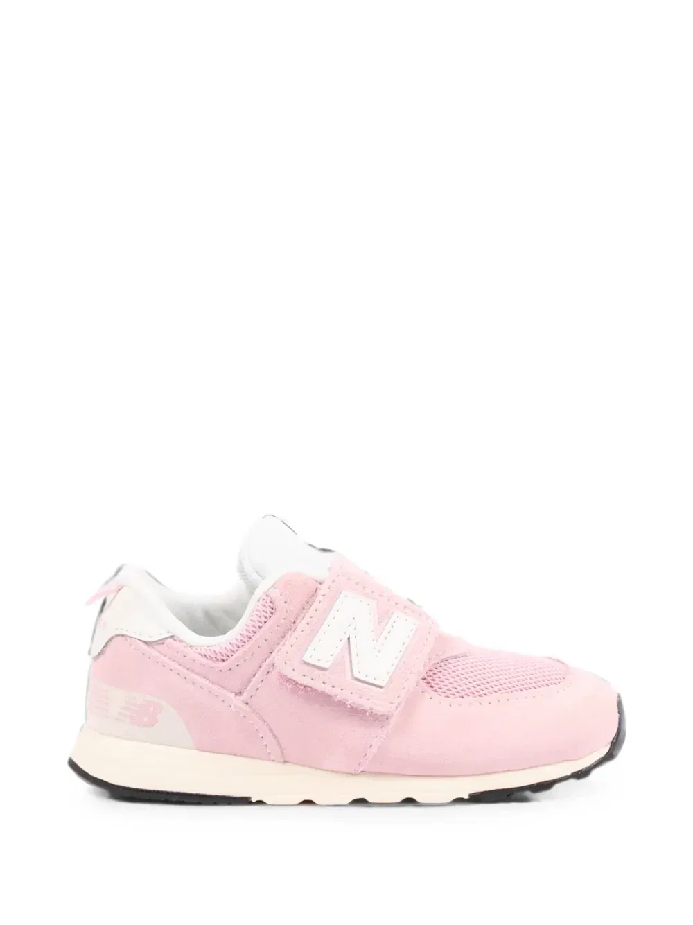 Кроссовки 574 на липучках New Balance Kids, розовый — фото 2