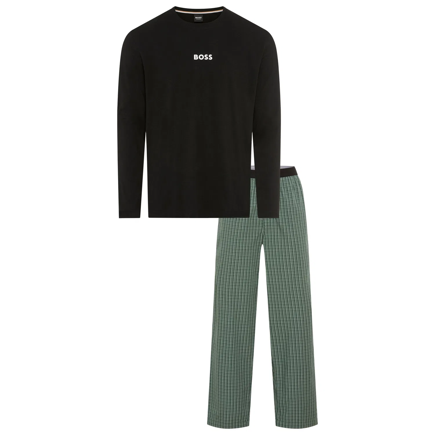Мужская пижама Easy Long Set BOSS, Dark Green