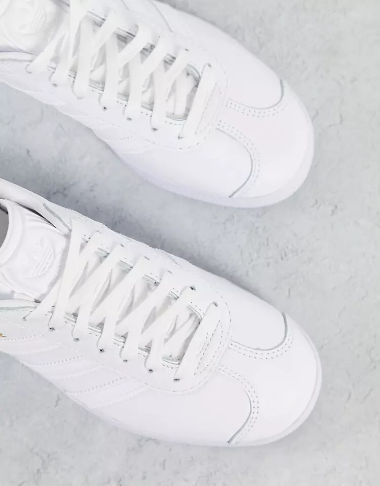 Белые кроссовки Adidas Originals Gazelle, белый — фото 2