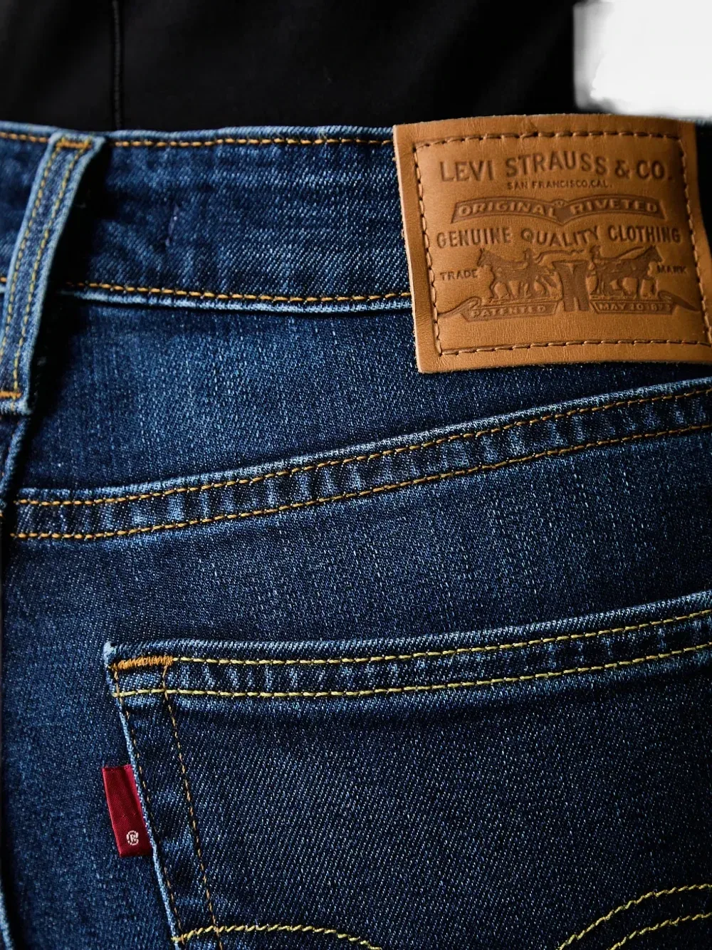 721 Джинсы-скинни с высокой посадкой Levi's, синий — фото 4