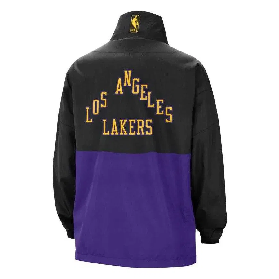 Мужская куртка с ветрозащитой Nike Los Angeles Lakers, Черный — фото 2