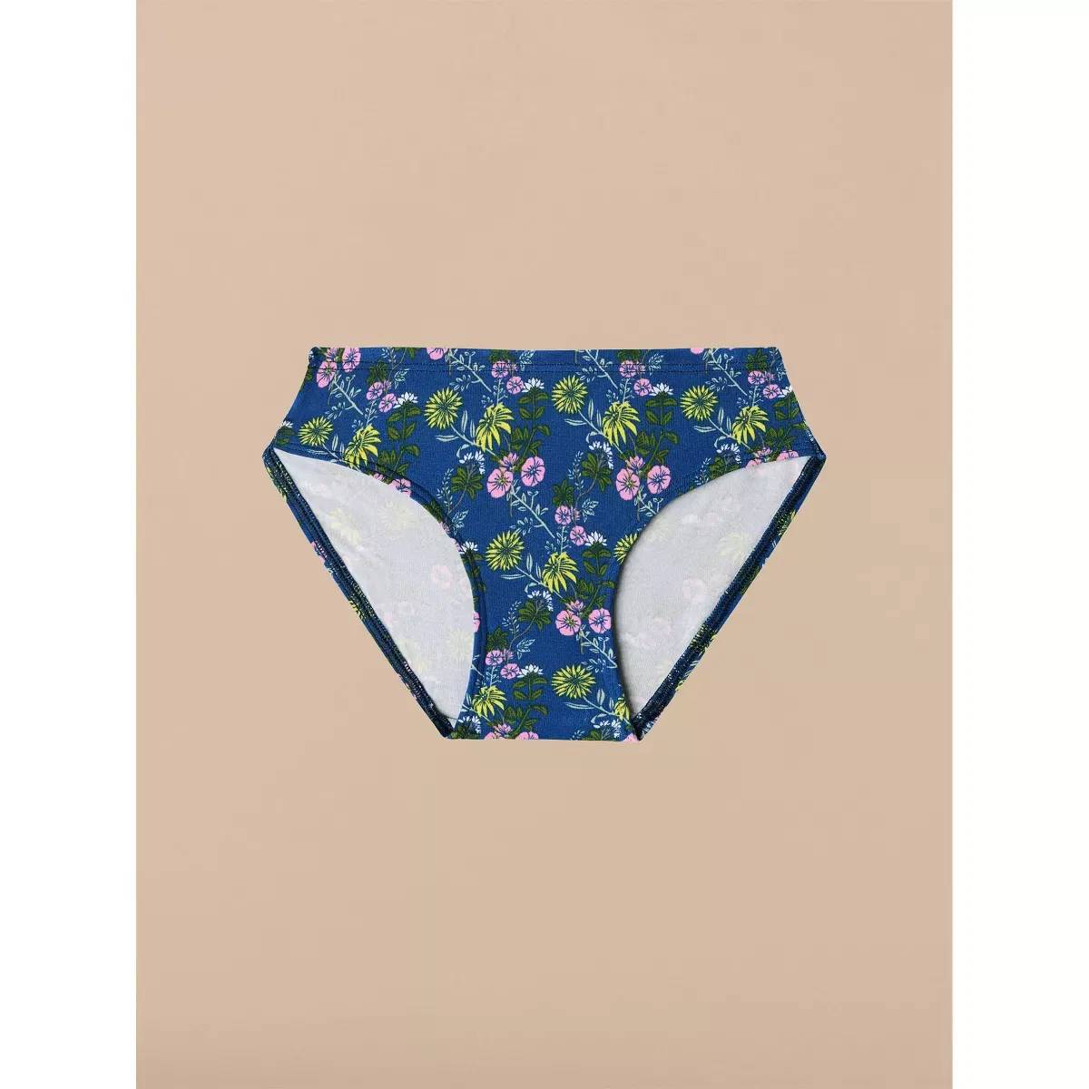 Детский комплект трусиков-бикини из модала 3 шт MeUndies, Flower Power Pack — фото 4