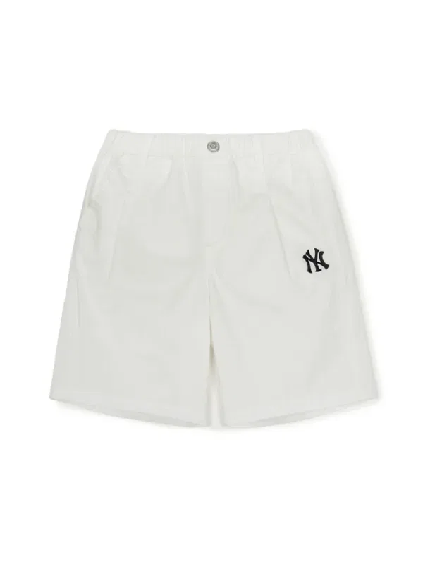 Шорты BASIC 5 Woven Pants, белый, Mlb Kids — фото 2