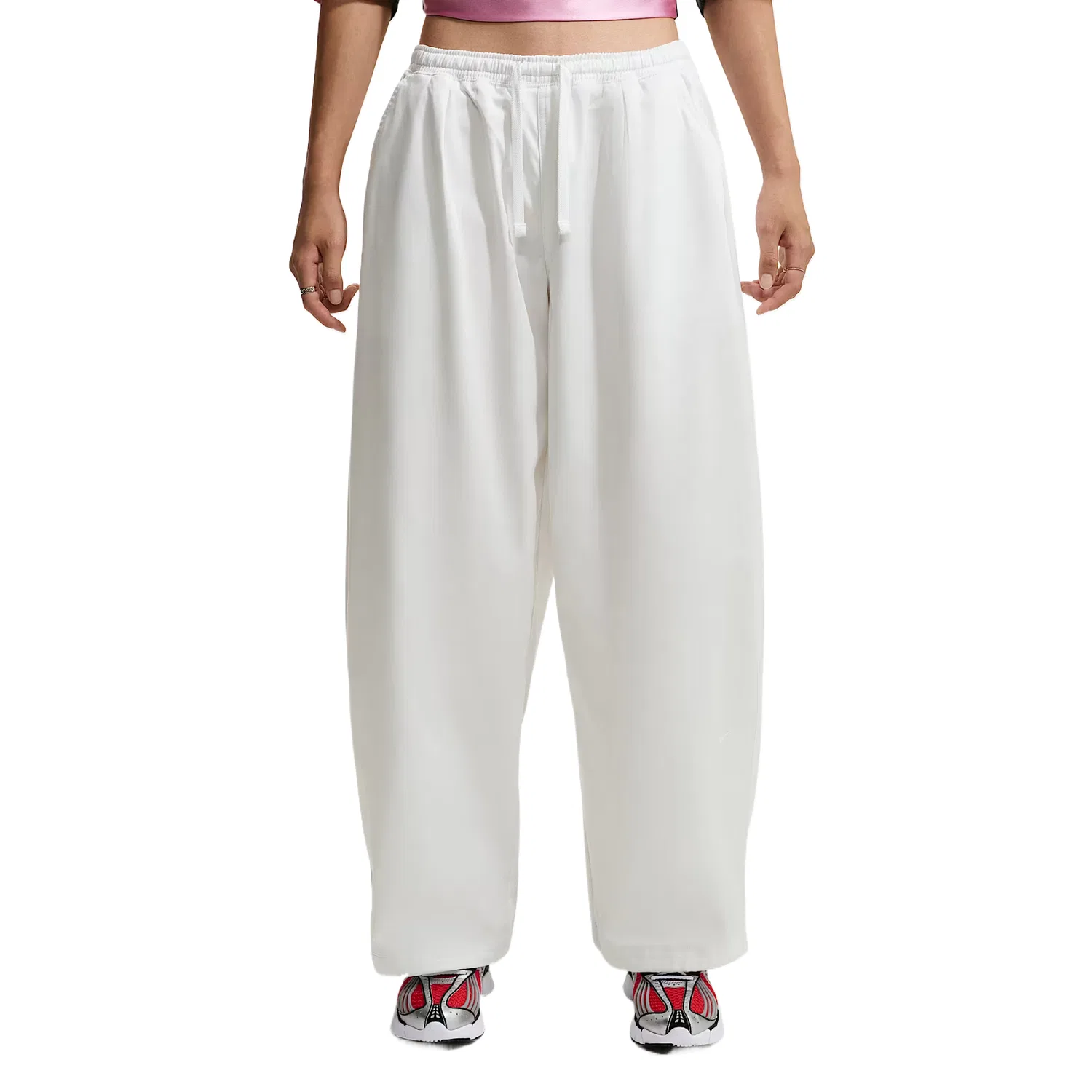 Женские спортивные трикотажные брюки с длинным рукавом Nike, White/White