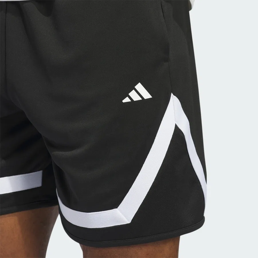 Шорты спортивные с принтом adidas Pro Block, Черный — фото 4