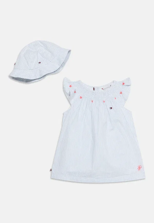 Комплект из топа и шорт с полосками Ithaca set Tommy Hilfiger, Blue/White, белый — фото 3
