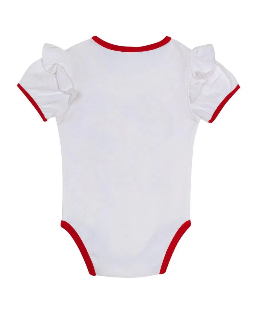 Комплект боди с юбкой и повязкой на голову Philadelphia Phillies Outerstuff, White Red — фото 3