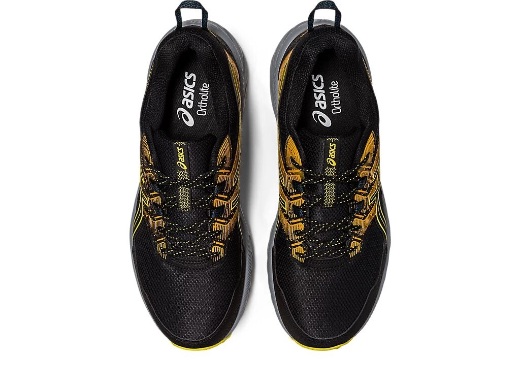 Кроссовки Asics Gel Venture 9 'Black Golden Yellow', черный/оранжевый — фото 2